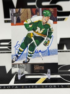 Bobby Smith Auto 2020-21 SP Signature Edition Legends #AL-255 Minnesota North Stars Hockey Card