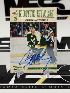 Craig Hartsburg Auto 2012-13 Classics Signatures #125 Minnesota North Stars Hockey Card