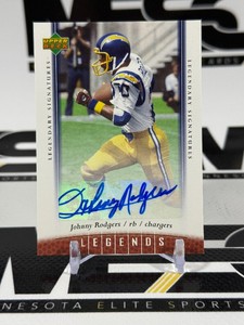 Johnny Rogers Auto 2006 UD Legends Legendary Series Signatures #71 Football Card