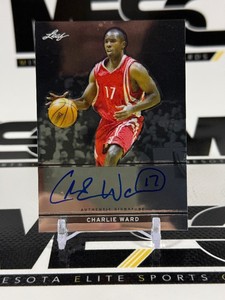 Charlie Ward Auto 2013 Leaf Metal Basketball #BA-CW2 Basketball Card