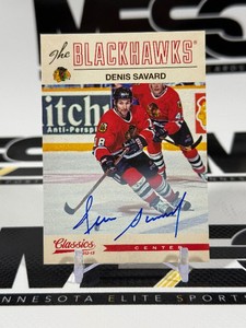 Denis Savard Auto 2012-13 Classics Signatures #31 Hockey Card