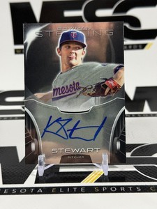 Kohl Stewart Auto RC 2013 Bowman Sterling #BSAP-KS Minnesota Twins Rookie Baseball Card