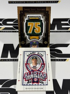 Barry Zito 2-Patch Lot Baseball Cards