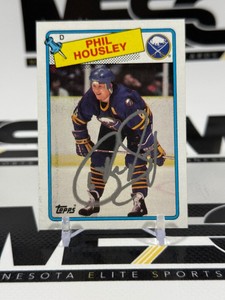 Phil Housley Autographed Vintage Hockey Card