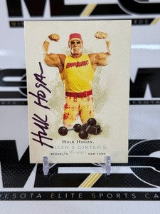 Hulk Hogan Autograph 2006 Topps Allen & Ginter #307 WWF Wrestling Card