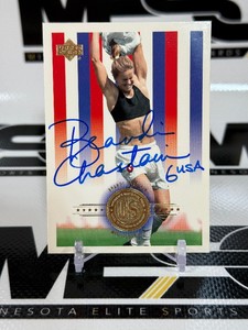 Brandi Chastain Autograph 2000 Upper Deck US Womens National Team #87 Soccer Card