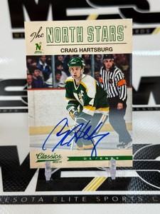 Craig Hartsburg Autograph 2012-13 Classics #125 Minnesota North Stars Hockey Card