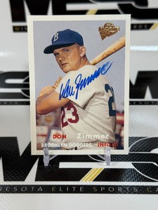 Don Zimmer Autograph 2004 Topps Archives Fan Favorites #69 Baseball Card