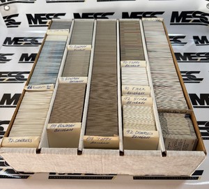 HUGE Monser Box of Baseball and Football Cards 1988-1993 Donruss, Leaf, Bowman, Topps, Fleer, Score
