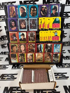 Vintage Star Wars Card Large Lot - Retrun of the Jedi w Stickers Rpomos, Pack Wrappers, and More