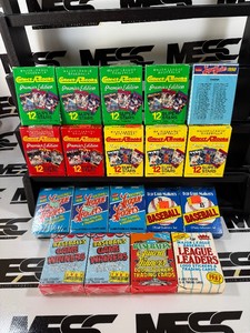 Oddball Baseball Card Lot #1 - 19 Small Sets of Collect-A-Books, Fleer League Leaders, Game Winners, Award Winners, and More