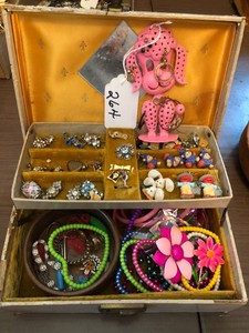 Childrens jewelry and others in jewelry box