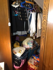 Womens clothes, lots new, most size M and L all in closet