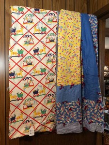 (2) Homemade quilts