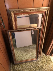 (2) Large wall mirrors