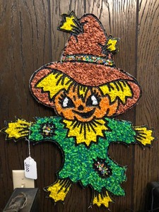 Popcorn Halloween scarecrow decoration