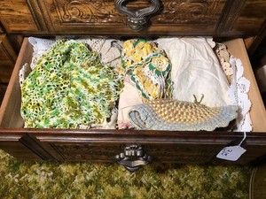 Crocheted items all in drawer