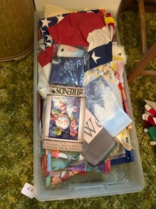 Double sided home accent outdoor flags large tote full of