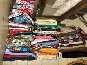 Large assortment of material