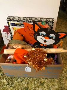 Halloween decorations, some vintage
