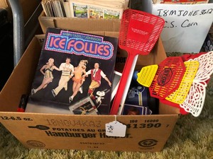 Plastic and paper local advertising - Ice Follies and more