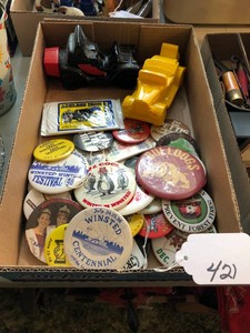 Assorted local event buttons