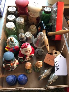 Salt and pepper shaker collection some as is