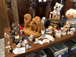 Dog figurine collection