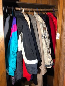 Ladys coats and jackets, mostly size M and L