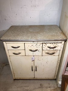 Metal cabinetLOCATED IN BASEMENT