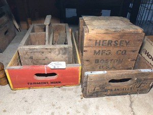 Collection of wood boxes
