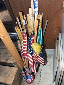 Advertising rulers and flags