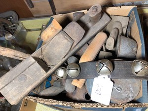 Vintage tools and bells