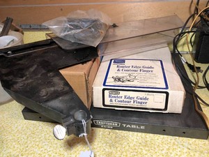 Router table, Craftsman edger and other pieces