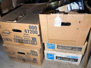 Large collection of jars and some rings