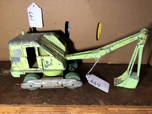 Vintage Hubley toy steam shovel