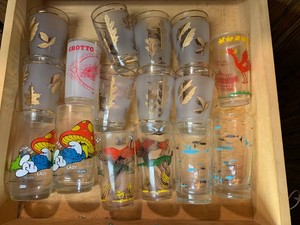 Vintage glass collection