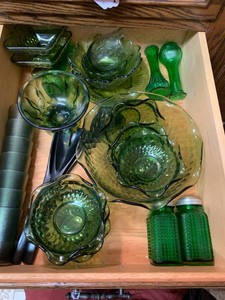 Green glassware