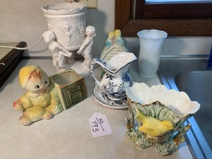 Collection of planters - Roseville and others