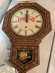 Coca-Cola electric clock