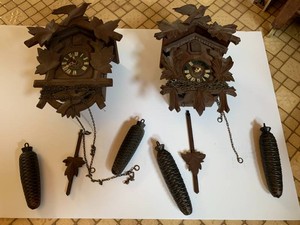 Cuckoo clocks and other clock parts
