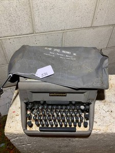 Underwood typewriter LOCATED IN BASEMENT