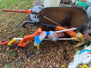 Wheelbarrow and weed whips - Craftsman, Toro and others