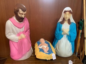 Blow  mold Nativity set-3 pcs.