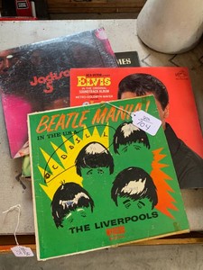 Records with Beatles and Elvis Presley and others