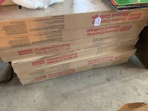 Owens Corning ceiling tiles, New in boxes