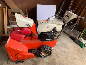 Simplicity Sno-Away walk behind snow blower Owner states worked the last time they used it
