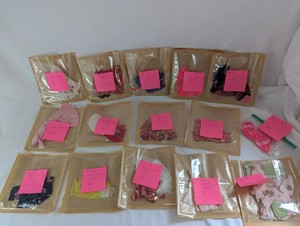 Vintage Barbie & Skipper Clothing Lot  15 Bagged & Labeled Groups with Dresses, Sleepwear & Accessories