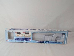 NIB Wire Trak Peel-and-Stick Wire Management Kit  White Cable Channels & Fittings