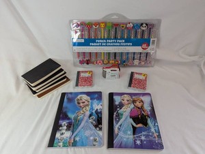 NIB School & Stationery Supply Lot  Frozen Notebooks, Journals, Pencil Party Pack & Scotch Tape